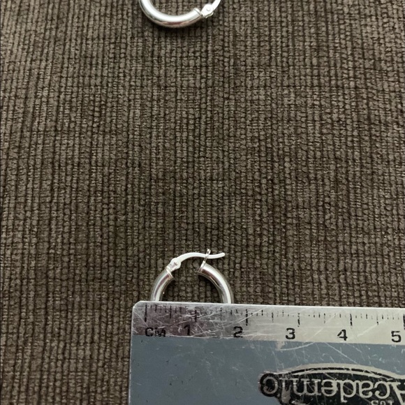 925 sterling silver hoop earrings - Picture 3 of 5